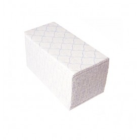 Лист. полотенца V 2-сл. 200 лист, Стандарт, втор. целлюлоза тиснение синего цвета*20 БС-2-200-VМ(БР)