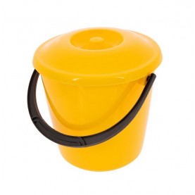 Ведро 5л. (Желтый с крышкой) (арт. 2802) 1/1