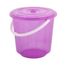 Ведро 5л. (Сирень, с крышкой) (арт. 2802) 1/1