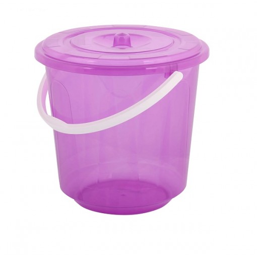 Ведро 5л. (Сирень, с крышкой) (арт. 2802) 1/1