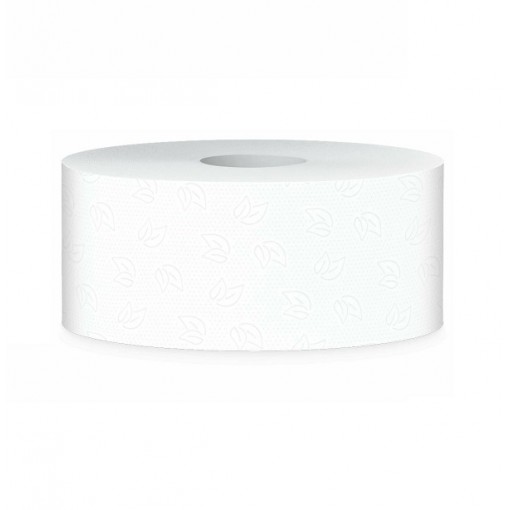 Туалетная бумага для диспенсеров белая 2 слоя, 200 м к