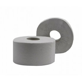 Туалетная бумага для диспенсеров  серая 200 м к