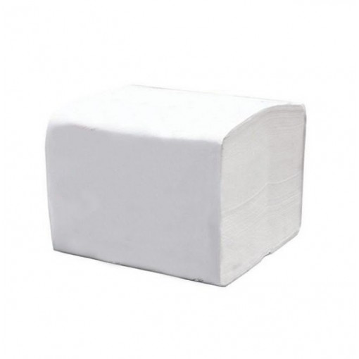 Туалетная бумага в листах д/диспенсеров 1 слой, белая, 11*11см 200 листов KAMEYA (40) (арт.10-200)