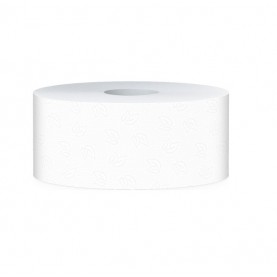 Туалетная бумага PROtissue белая натуральная 1-слой в рулоне 200 м. 