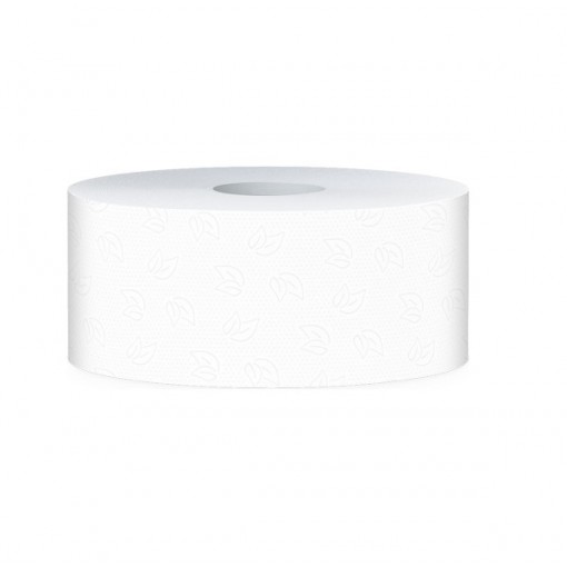 Туалетная бумага PROtissue белая натуральная 1-слой в рулоне 200 м. 
