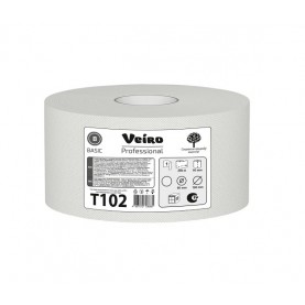 Туалетная бумага Veiro Professional Comfort белая натуральная 1-слой в рулоне 200 м. 