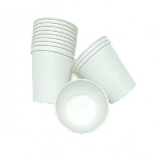 Стакан 250мл БЕЛЫЙ Д80 картон, бумажн 1-слойн (50/1000) ЛП арт.ГН250