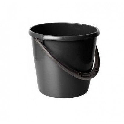 Ведро 12л колор/черное  (арт.2003)