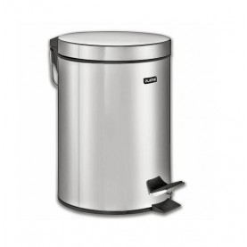 Ведро 5л. Нержавейка, зеркальное, ПЕДАЛЬ, Лайма (232260)