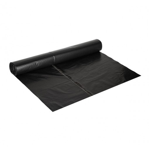 Мешки для мусора 120 л. ПВД, 10  шт. ролик (черные)