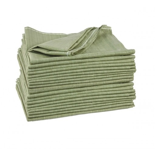 Мешок п/п строительный зеленый 55*95 см (45-50гр)