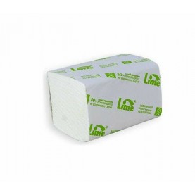 Салфетки диспенсерные Lime V укладка 2 -сл 17*22 см 200шт, белый (18) (арт. 170200)
