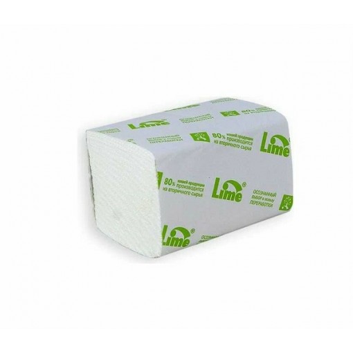 Салфетки диспенсерные Lime V укладка 2 -сл 17*22 см 200шт, белый (18) (арт. 170200)