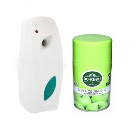 Набор автоматический диспенсер и освежитель ДО РЕ МИ Зеленое яблоко 250мл 