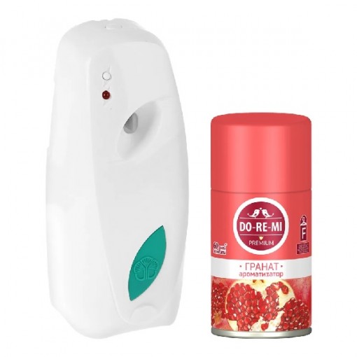 Набор автоматический диспенсер и освежитель ДО РЕ МИ Гранат 250мл 