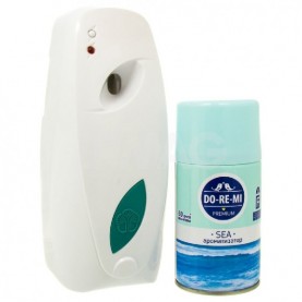 Набор автоматический диспенсер и освежитель ДО РЕ МИ Море 250мл 