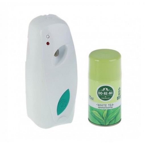 Набор автоматический диспенсер и освежитель ДО РЕ МИ Белый чай 250мл 