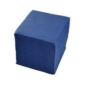 Салфетки Бумажные 400л - 100 % целлюлоза интенсив (синяя) 1/5