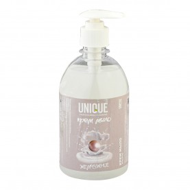 КРЕМ мыло с дозатором UNIQUE - ЖЕМЧУЖНОЕ 500мл насос  1/12 (арт.U-281)