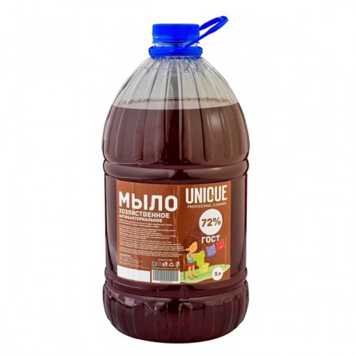 Мыло хозяйственное UNIQUE 5л. ПЭТ1/4 (арт. U-900П)