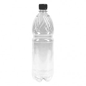 Бутылка ПЭТ 1 л. ГОСТ Бесцветная с крышкой 1/50 ЛАС (арт.LAC100)