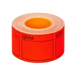 Этикет - лента 50*40 "ЦЕНА" 350 эт. красная  /100/5/1 (арт. 30-6216)