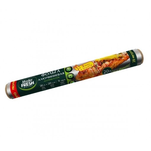 Фольга пищевая 29см х 20м рулон Master FRESH