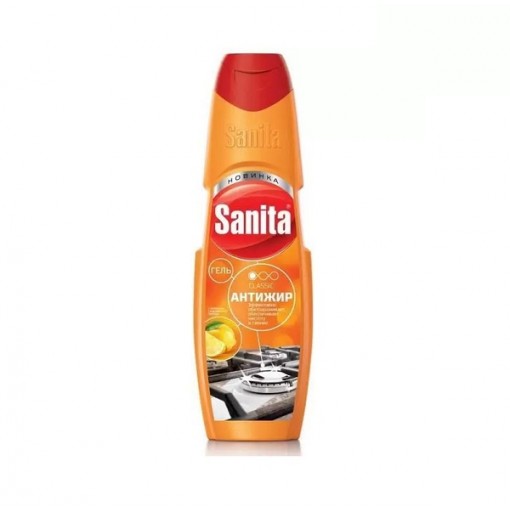 Средство для обезжиривания САНИТА-ГЕЛЬ АНТИЖИР Сицилийский лимон 500г
