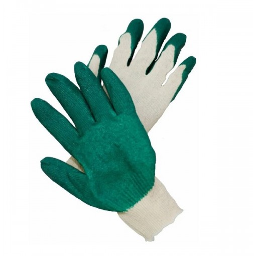 Перчатки  Х/Б с латексом (один облив ладонь)