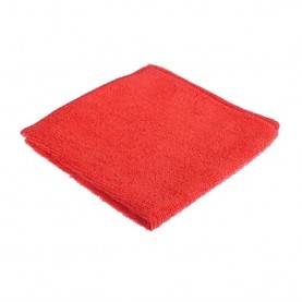 Салфетка микрофибра 30*30см 220 г/м2  БЕЗ УПАКОВКИ КРАСНЫЙ  (10/400) МL (арт.55-0761)