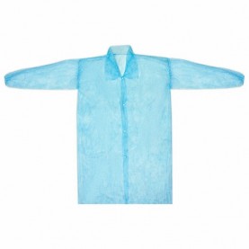 Халат одноразовый, нетканый материал, на кнопках, 5 шт. (арт.27-5033)