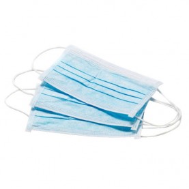 Маска медицинская 3х слойная одноразовая 50/2500