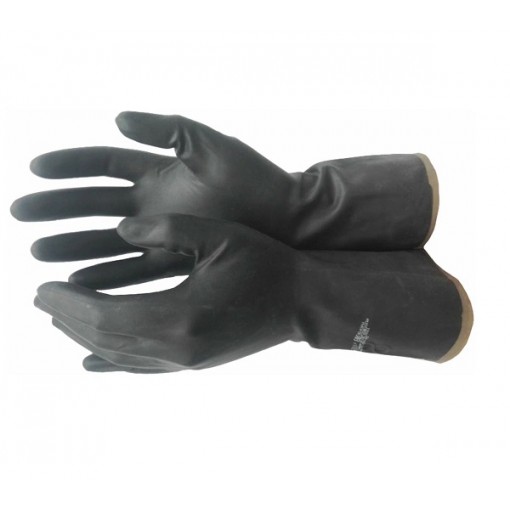 Перчатки резиновые кислотощелочестойкие тип 2 "АЗРИХИМ К20Щ20" (M (8)) 