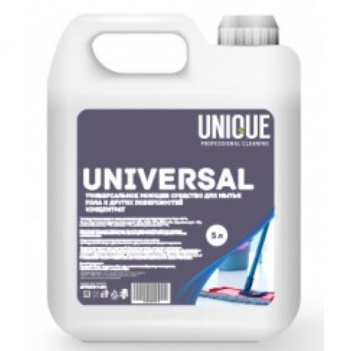 Универсальное моющее средство для мытья пола и поверх UNIVERSAL UNIQUE 5 л. КАНИСТРА 1/4 (арт.U-250)