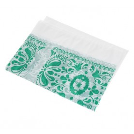 Скатерть одноразовая 110*150 см ПНД с рисунком Кайма    (200/1) П (арт.807-052)