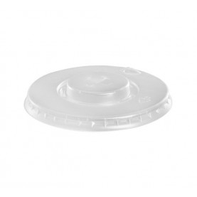Крышка пластиковая д/стаканов (250/330мл) D80мм д/холодных под трубочку 100шт.(2000) (арт.MK80/1)