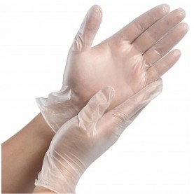 Перчатки виниловые прозрачные - XL 100шт. 1/10 (арт.Л564)