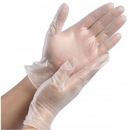 Перчатки виниловые прозрачные - XL 100шт. 1/10 (арт.Л564)